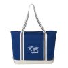 Atlantic Stripe 20oz Cotton Zippered Boat Tote Navy | No Imprint | not available | not available