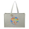Repose 10oz Recycled Cotton Shoulder Tote Standard | Gray | No Imprint | not available | not available