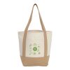 Small Recycled 8oz Cotton Tote Tan