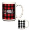15 Oz. Northwoods Mug Red with Black | No Imprint | not available | not available