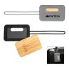 First Class Bamboo & Silicone Luggage Tag Grey Storm | No Imprint | not available | not available