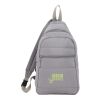 Recycled Puffer Sling Backpack Gray | No Imprint | not available | not available