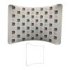 10' Curved Tension Fabric Display White | No Imprint | not available | not available