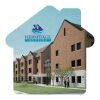 House Shaped Dye Sublimated Computer Mouse Pad 