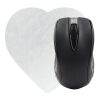 Heart Shaped Computer Mouse Pad - Dye Sublimated White | No Imprint | not available | not available