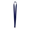 Sewn Screen Printed Polyester Value Lanyard Navy Blue | No Imprint