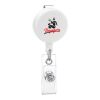 Round Badge Holder White | No Imprint | not available