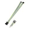 Recycled Polyester Reflective Lanyard Yellow | No Imprint | not available | not available