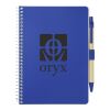 5” x 7” FSC® Mix Spiral Notebook with Pen Blue | No Imprint | not available | not available