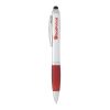 Nash Ballpoint Pen-Stylus Silver-Red Trim