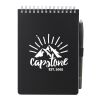 5” x 7” Mineral Stone Field Reporter Notebook w/Pe Black | No Imprint | not available | not available