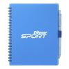 5.5” x  7” FSC Recycled Spiral Notebook w/ RPET Pe Blue | No Imprint | not available | not available