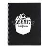 8.5" x 11 FSC Mix Remark 1-subject Notebook Black