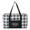 Buffalo Plaid Utility Tote White-Black Trim | No Imprint | not available | not available