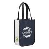 Gloss Laminated Non-Woven Gift Tote Navy