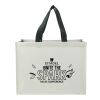 RPET Laminated Matte Shopper Tote Natural-Forest Green | No Imprint | not available | not available
