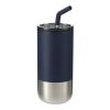 Lagom 16oz Tumbler w/ SS Straw Navy | No Imprint | not available | not available