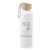 Ryze 22oz Aluminum Sports Bottle w/ Bamboo lid White | No Imprint | not available | not available