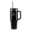 Thor 40oz Eco-Friendly Straw Tumbler Black