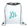 Rally Clear Drawstring Bag Black | No Imprint | not available | not available