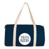 Barrel 18" 5oz Cotton Canvas Duffel Bag Navy | No Imprint | not available | not available