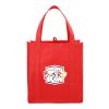 Hercules Non-Woven Grocery Tote Red | No Imprint | not available | not available