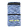 Cooling Heathered Wrist Band with Pocket Blue | No Imprint | not available | not available