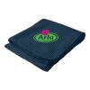 Ribbed Fleece Blanket Standard | Navy | No Imprint | not available | not available