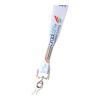 Full Color 3/4" Premium Lanyard w/ Hook White | No Imprint | not available | not available
