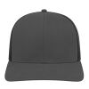 Cap America Poly/Cotton Trucker Mesh Back Cap Dark Blue-Black