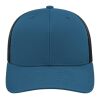 Cap America Premium Trucker Mesh Back Cap Black-Black | No Imprint | not available | not available