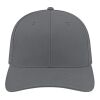 Cap America Perforated Performance Snap Back Cap Graphite | Embroidery | - Across Left Side Seam | 4.00 Inches × 1.50 Inches