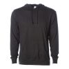 Independent Trading Company Men's Lightweight Jersey Hooded Pullover Black | M | No Imprint | not available | not available