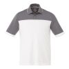 Men's MACK Short Sleeve Polo Standard | Steel Grey-White | 3XL | No Imprint | not available | not available