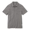 Men's LUNENBURG Roots73 Short Sleeve Polo Standard | Gray | S | No Imprint | not available | not available