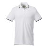 Men's LIMESTONE Roots73 SS Polo Standard | White-Black | XL | No Imprint | not available | not available