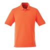 Men's BELMONT Short Sleeve Polo Standard | Orange | M | 1-color Apparel Digital Transfer | IMPACT, CHEST, Vertical - Centered on Left Chest | 4.00 Inches × 12.00 Inches