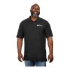 PALO Short Sleeve 100% Cotton Pique Polo - Men's Standard | Black | XL | No Imprint | not available | not available