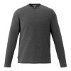 Men's Holt Long Sleeve Tee Standard | Heather Dark Charcoal | S | No Imprint | not available | not available