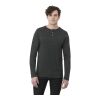 tentree TreeBlend Classic Henley Longsleeve - Men's Standard | Matte Black | L | No Imprint | not available | not available