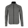 Men's TAMARACK Full Zip Jacket Standard | Black-Heather Charcoal | XL | Laser Engraving | IMPACT, SLEEVE, Vertical, - Centered on Full Right Sleeve | 3.00 Inches × 14.00 Inches