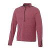 Men's DEGE Eco Knit Half Zip Red-Black | 2XL