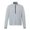 Men's MATHER Knit Half Zip Standard | Light Heather Grey | L | No Imprint | not available | not available