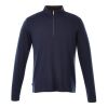 Men’s  STRATTON Knit Quarter Zip Standard | Metro Blue | M | No Imprint | not available | not available