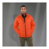 Men's Whistler Light Down Jacket Standard | Orange | 2XL | Embroidery | BACK, Horizontal, - Centered on Back across Shoulders | 8.00 Inches × 1.00 Inches
