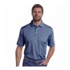 STITCH® Atlantic Stripe Polo Shirt - Men's Standard | Dark Navy | M | No Imprint | not available | not available