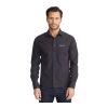 Black Stone Wrinkle-Free Long Sleeve Shirt - Men's Standard | Black | L | No Imprint | not available | not available
