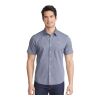 Petrus Wrinkle-Free Short Sleeve Shirt - Men's Standard | Navy | XL | Embroidery | CHEST, Horizontal, - Centered on Right Chest | 4.00 Inches × 4.00 Inches