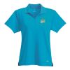 Women's MORENO TEXT MICRO SS POLO Standard | Light Blue | S | No Imprint | not available | not available