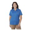 Women's MORENO TEXT MICRO SS POLO Blue | M